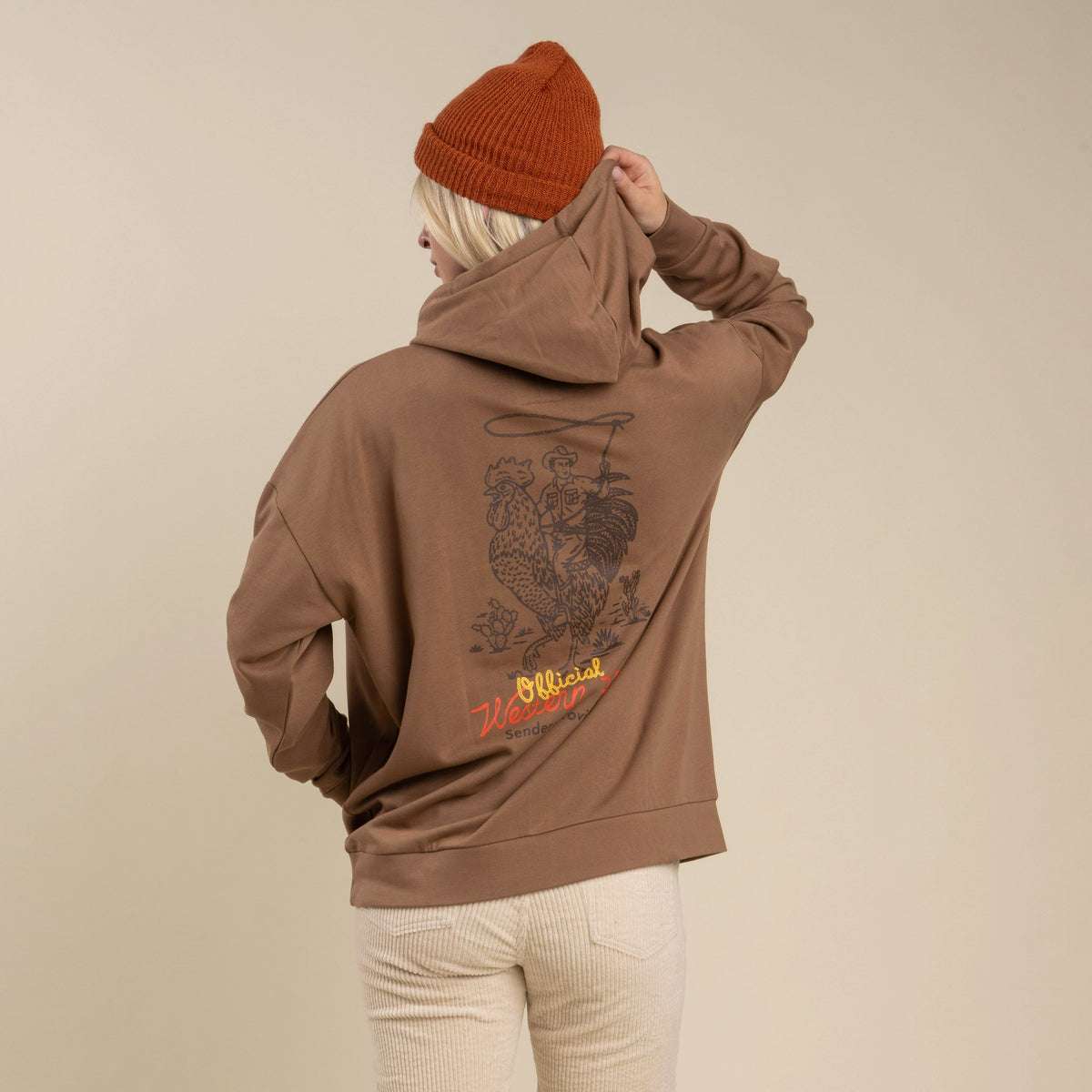 Official Western Hoodie - Light Brown