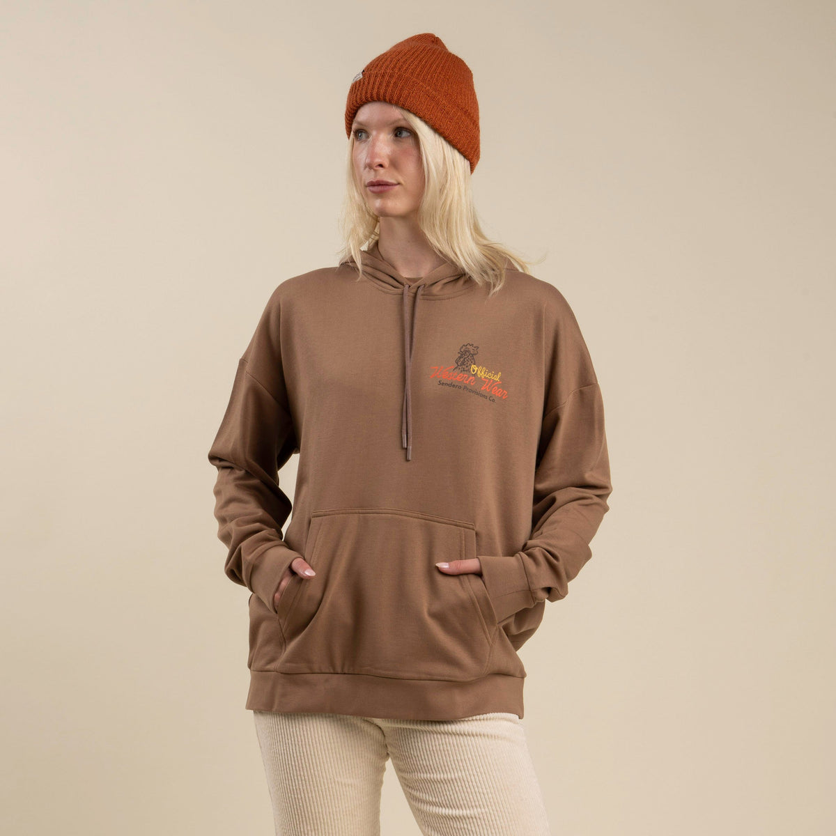 Official Western Hoodie - Light Brown