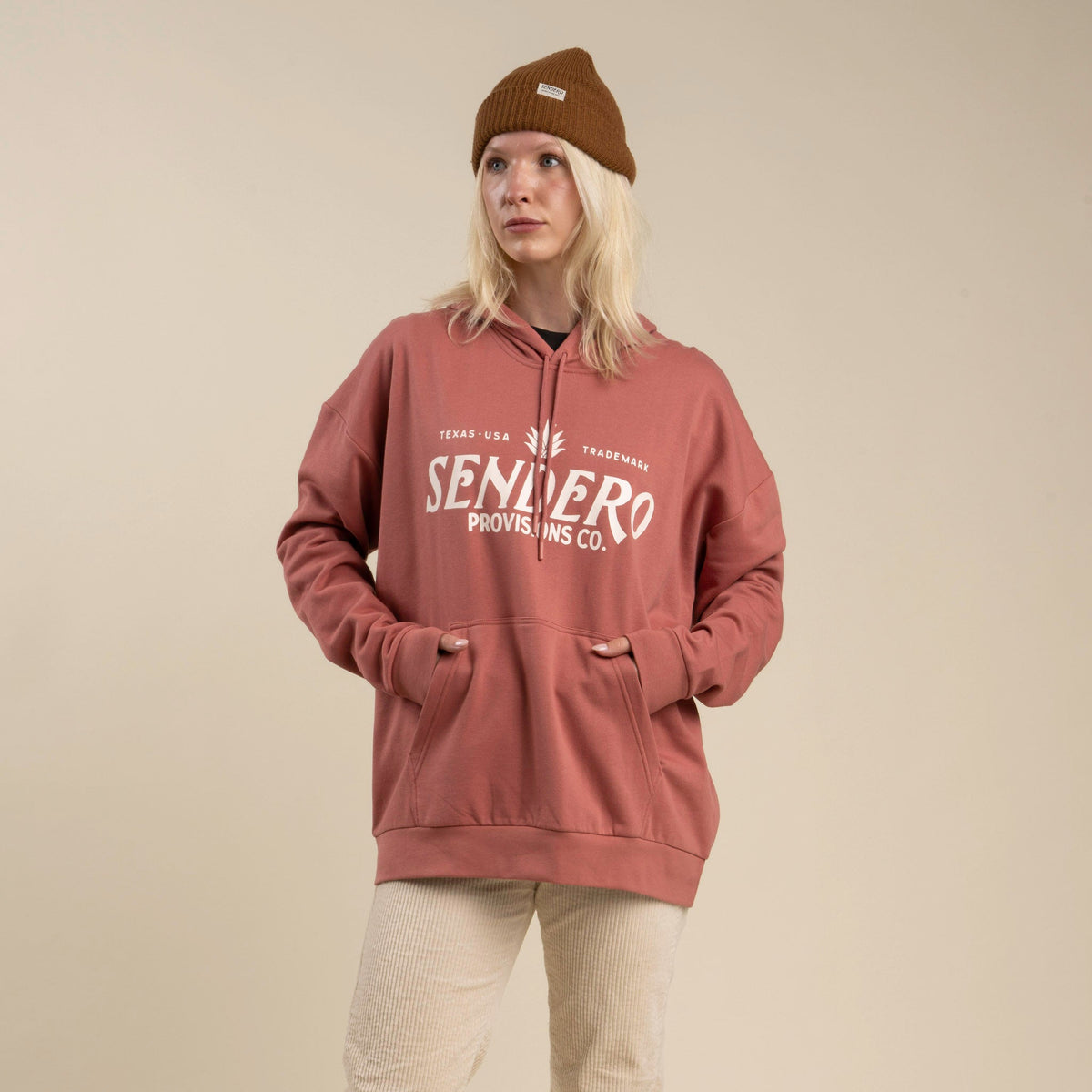 Logo Hoodie - Dusty Mauve