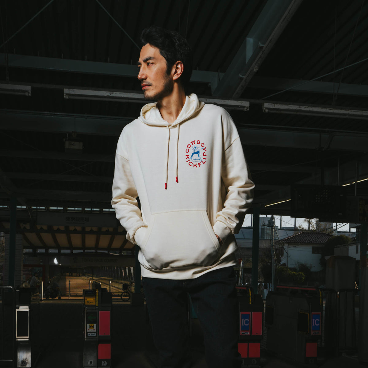 Cowboy Kickflip Hoodie - Vintage White