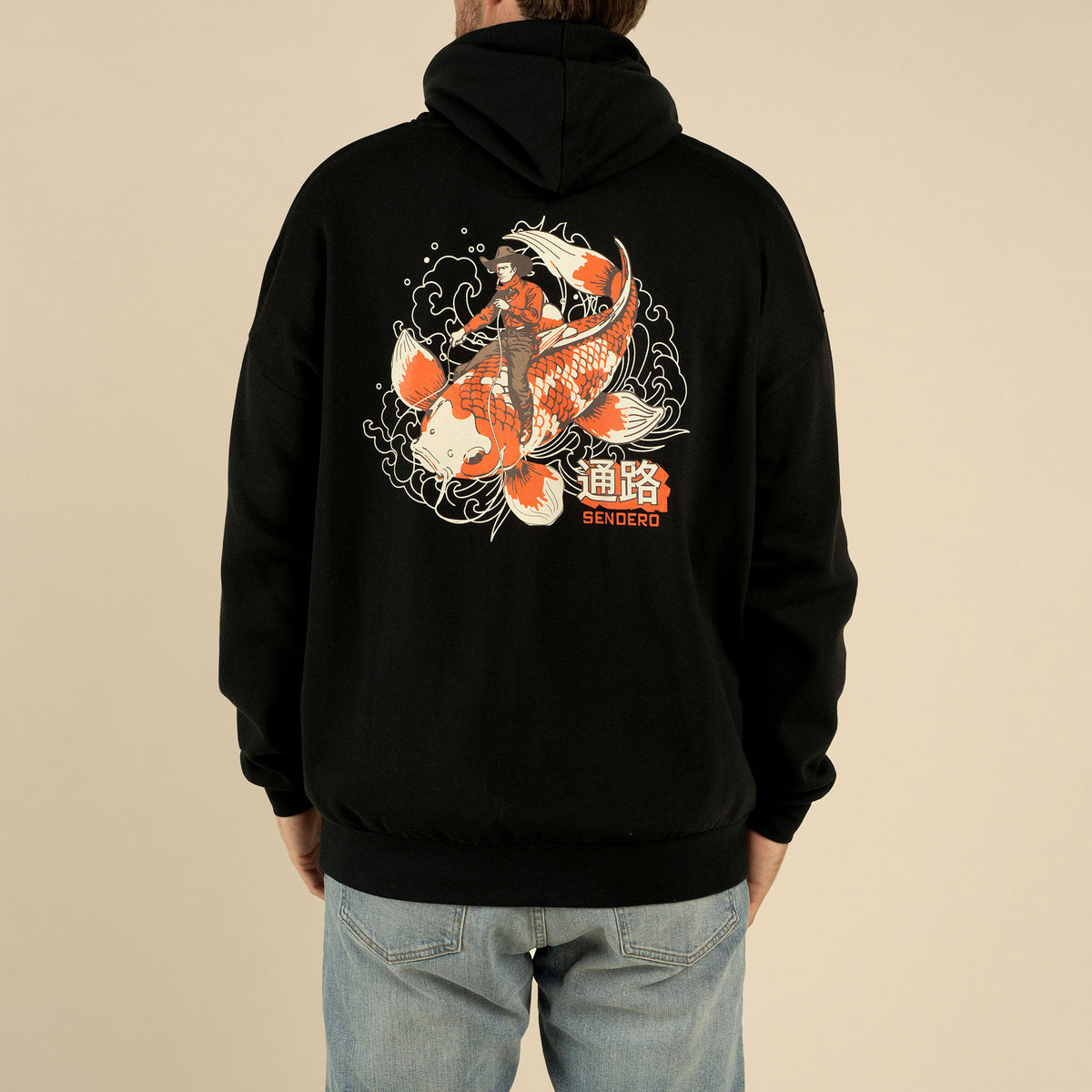 Koi Bronc Hoodie - Black