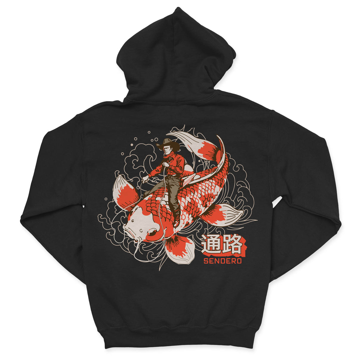 Koi Bronc Hoodie - Black