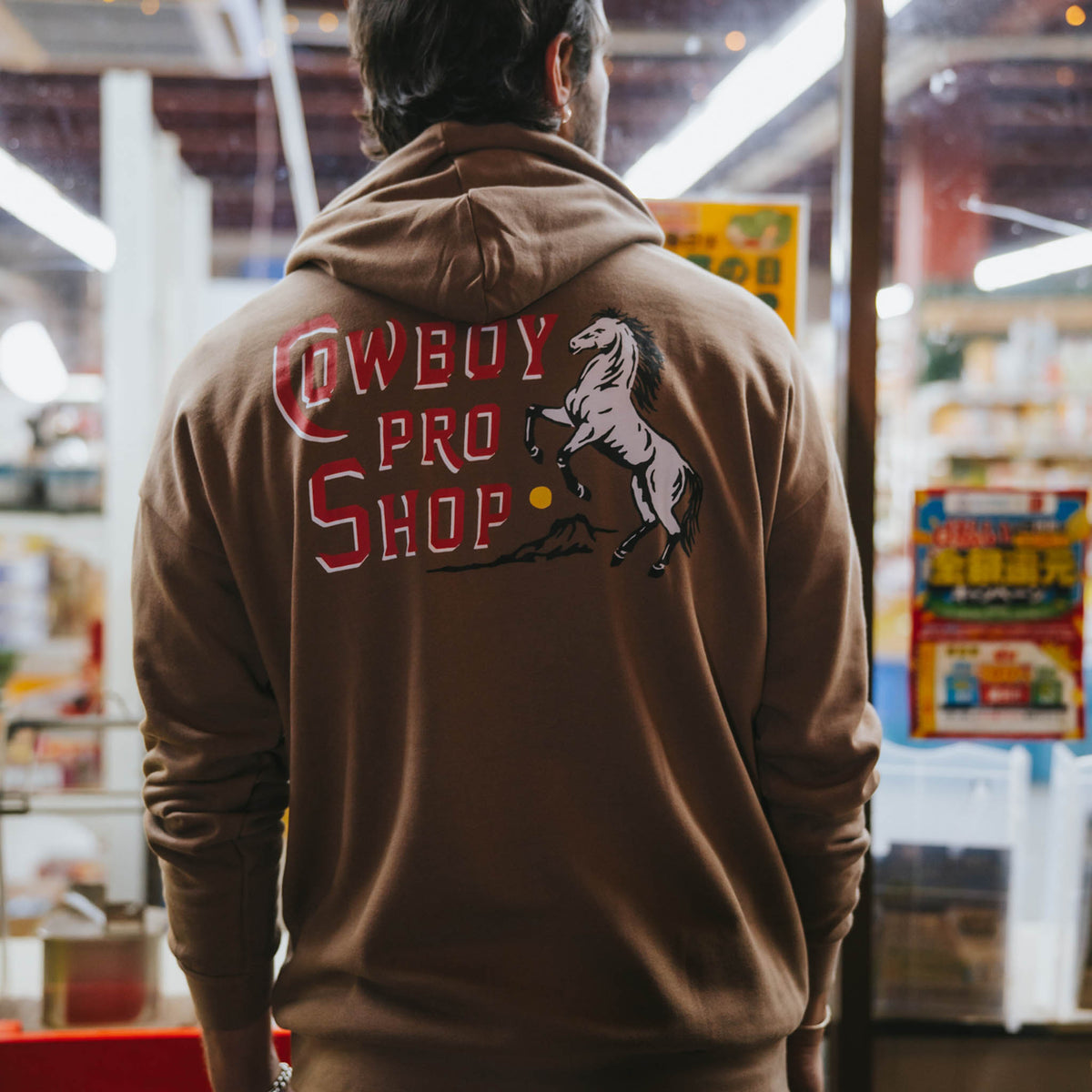 Cowboy Pro Shop Hoodie - Light Brown