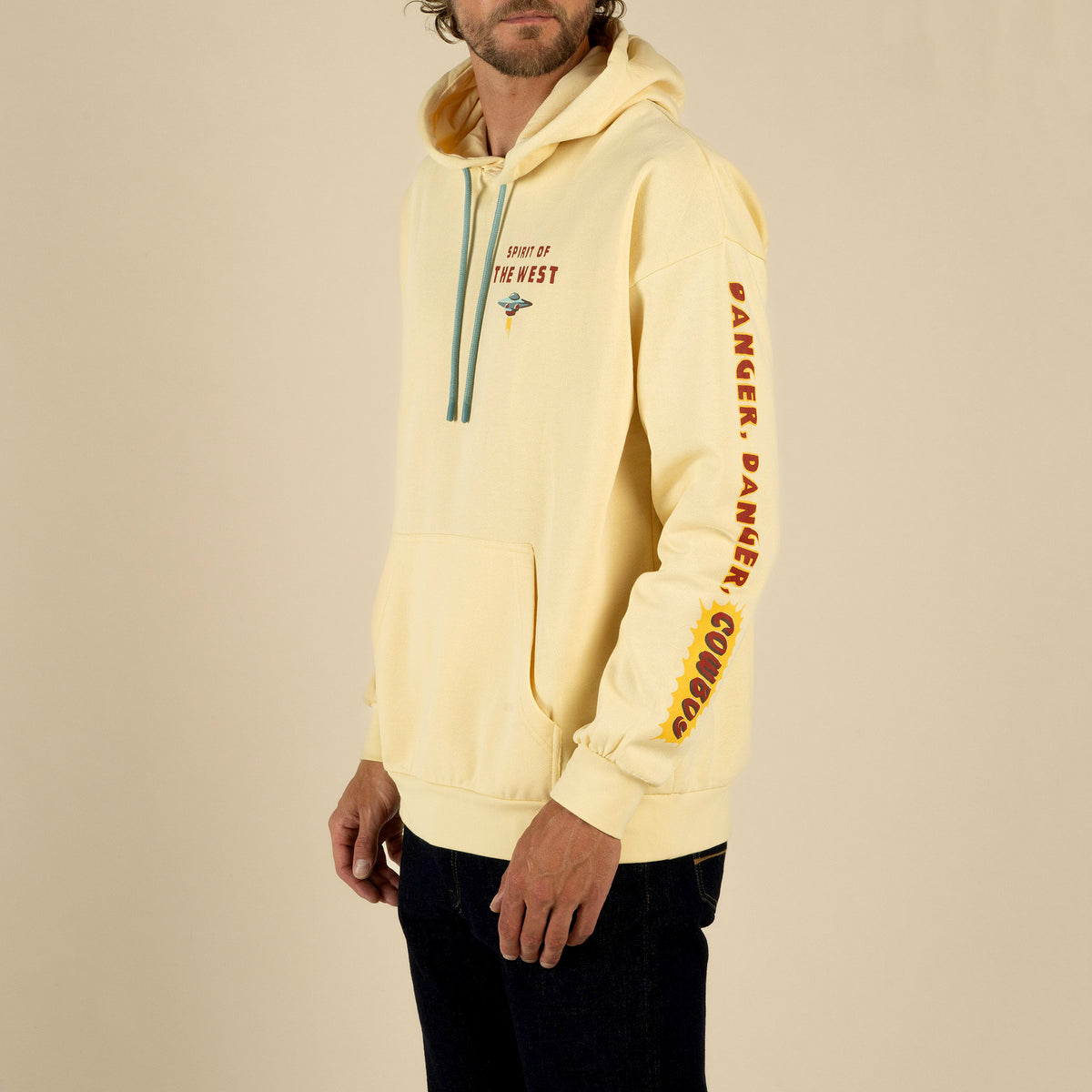 Danger Cowboy Hoodie - Cream