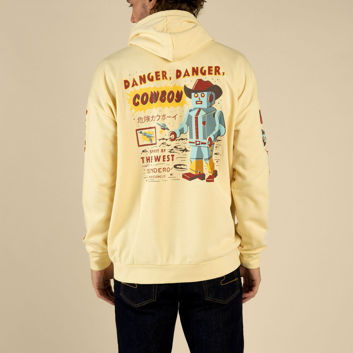 Danger Cowboy Hoodie - Cream