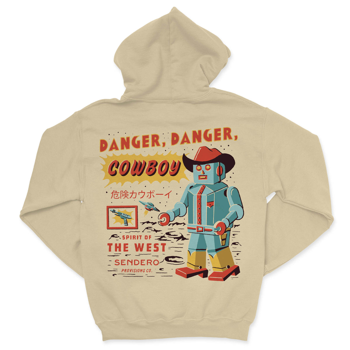 Danger Cowboy Hoodie - Cream