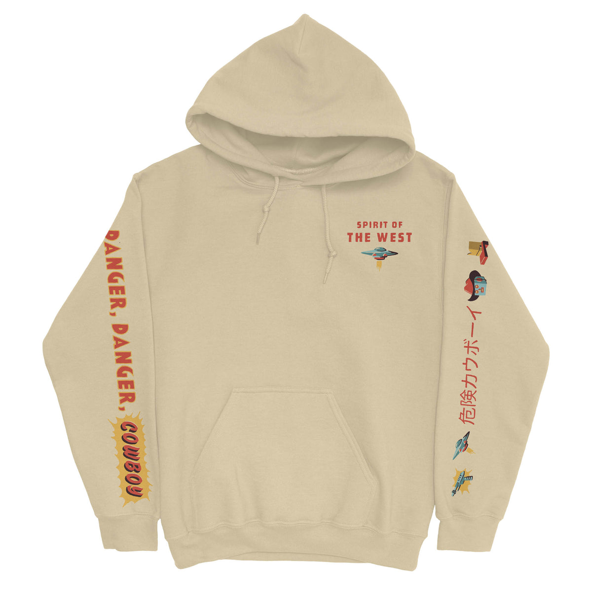 Danger Cowboy Hoodie - Cream