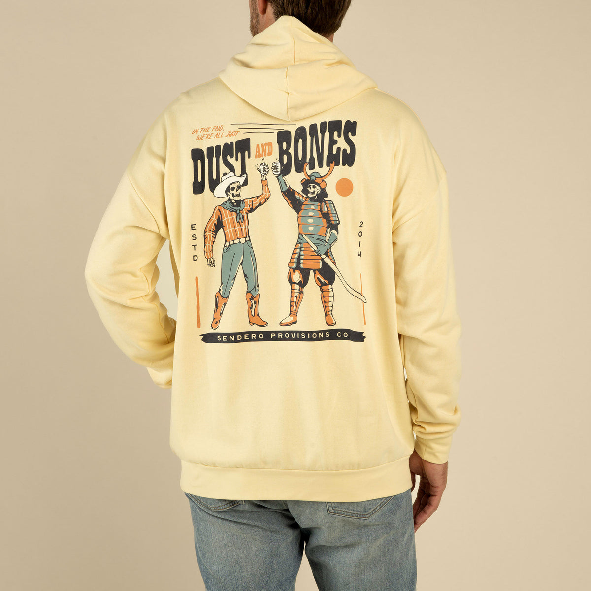Dust and Bones Hoodie - Cream