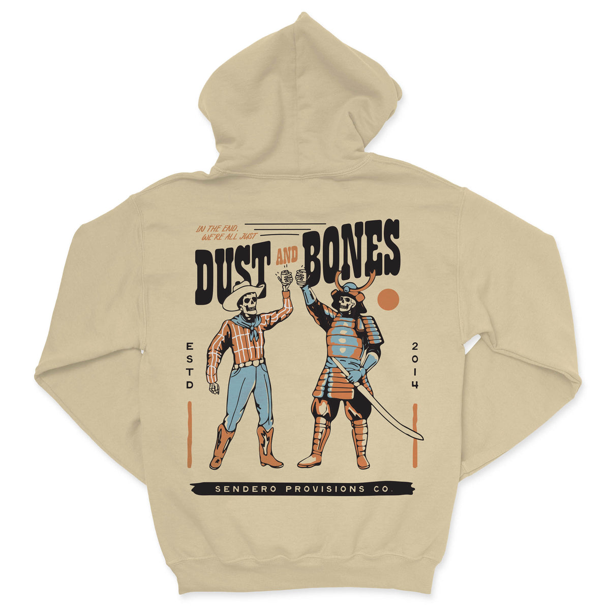 Dust and Bones Hoodie - Cream