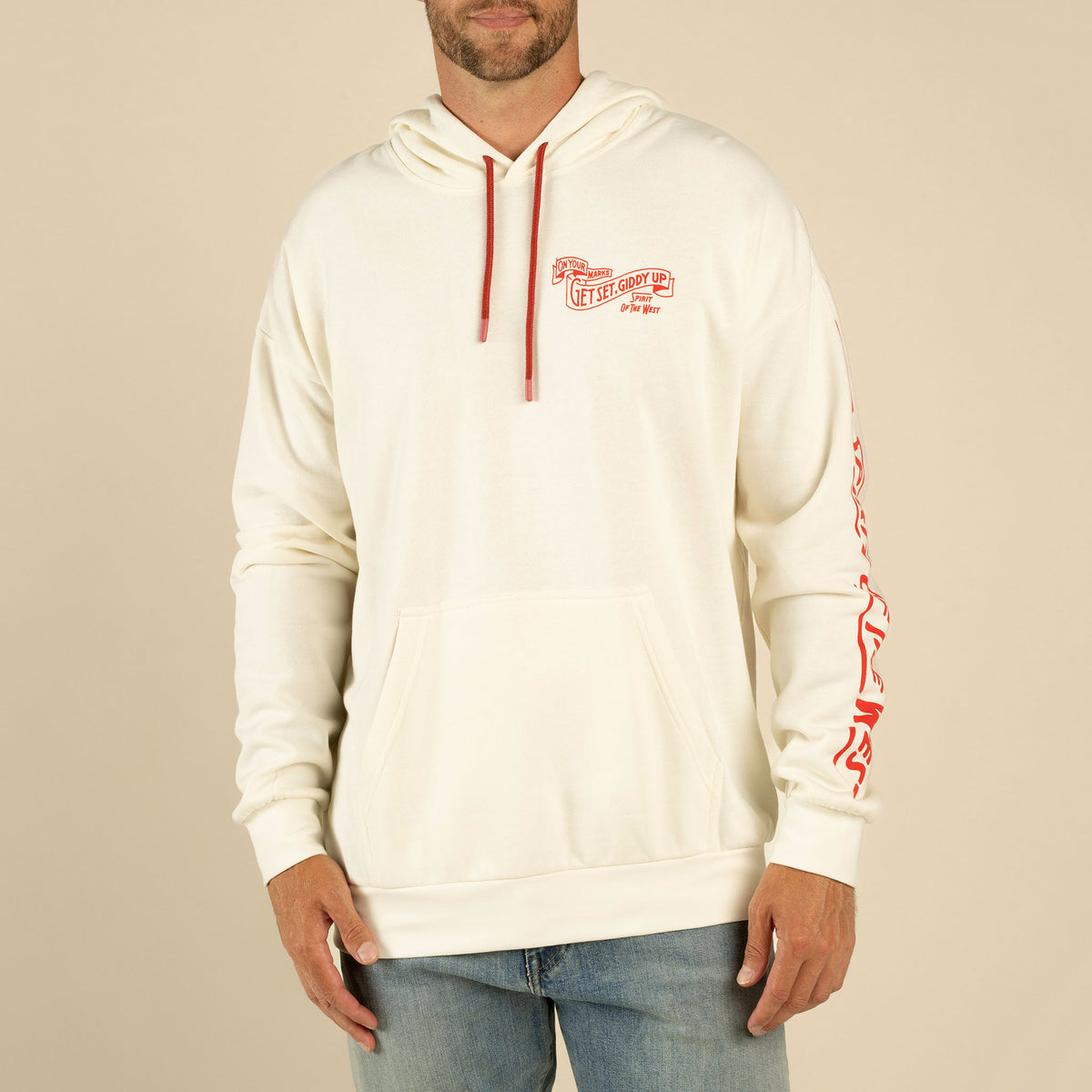 Giddy Up Hoodie - Vintage White