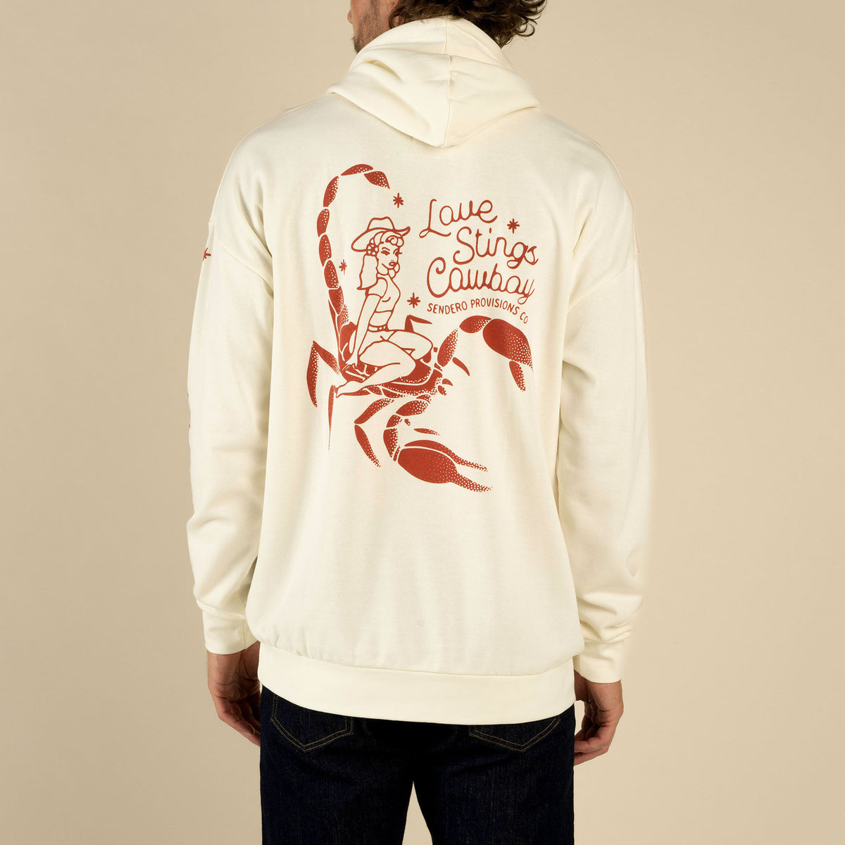 Love Stings Hoodie - Vintage White