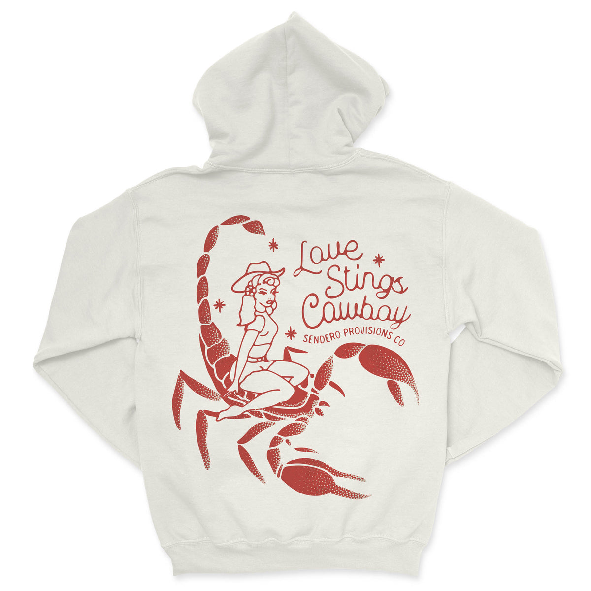 Love Stings Hoodie - Vintage White