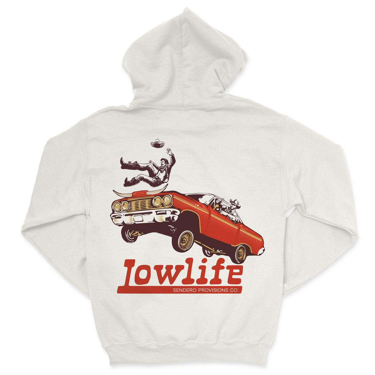 Low Life Hoodie - Vintage White