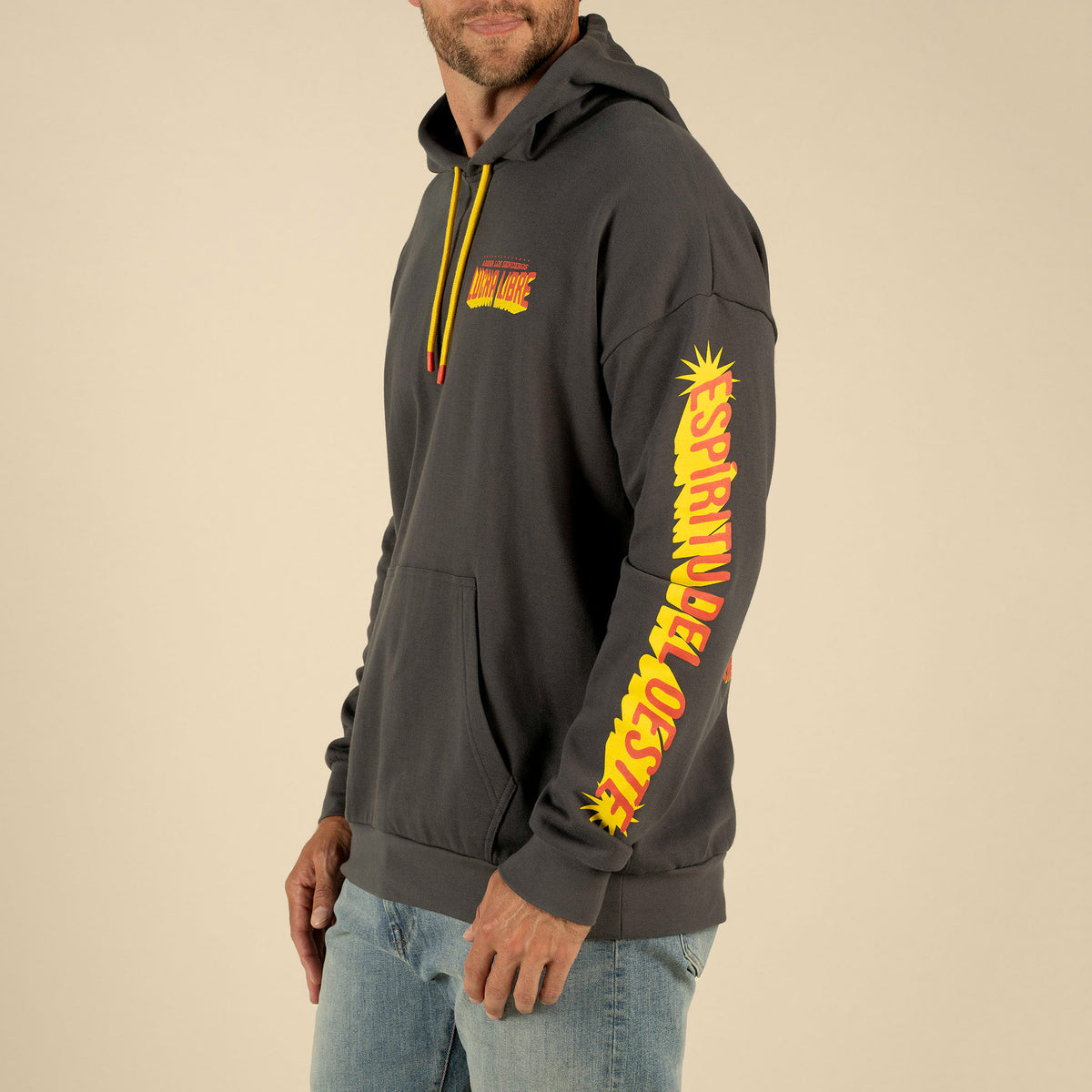 Lucha Libre Hoodie - Vintage Black