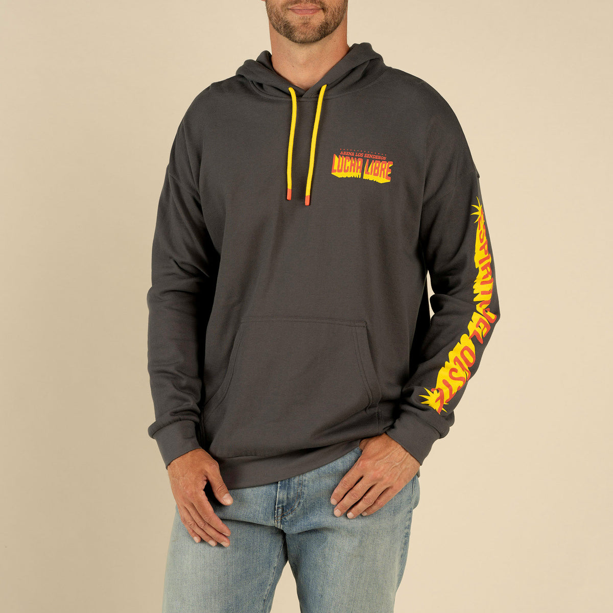 Lucha Libre Hoodie - Vintage Black