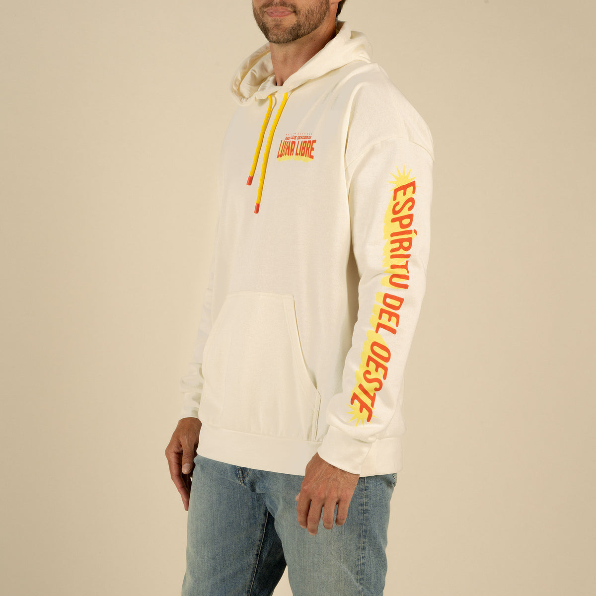 Lucha Libre Hoodie - Vintage White