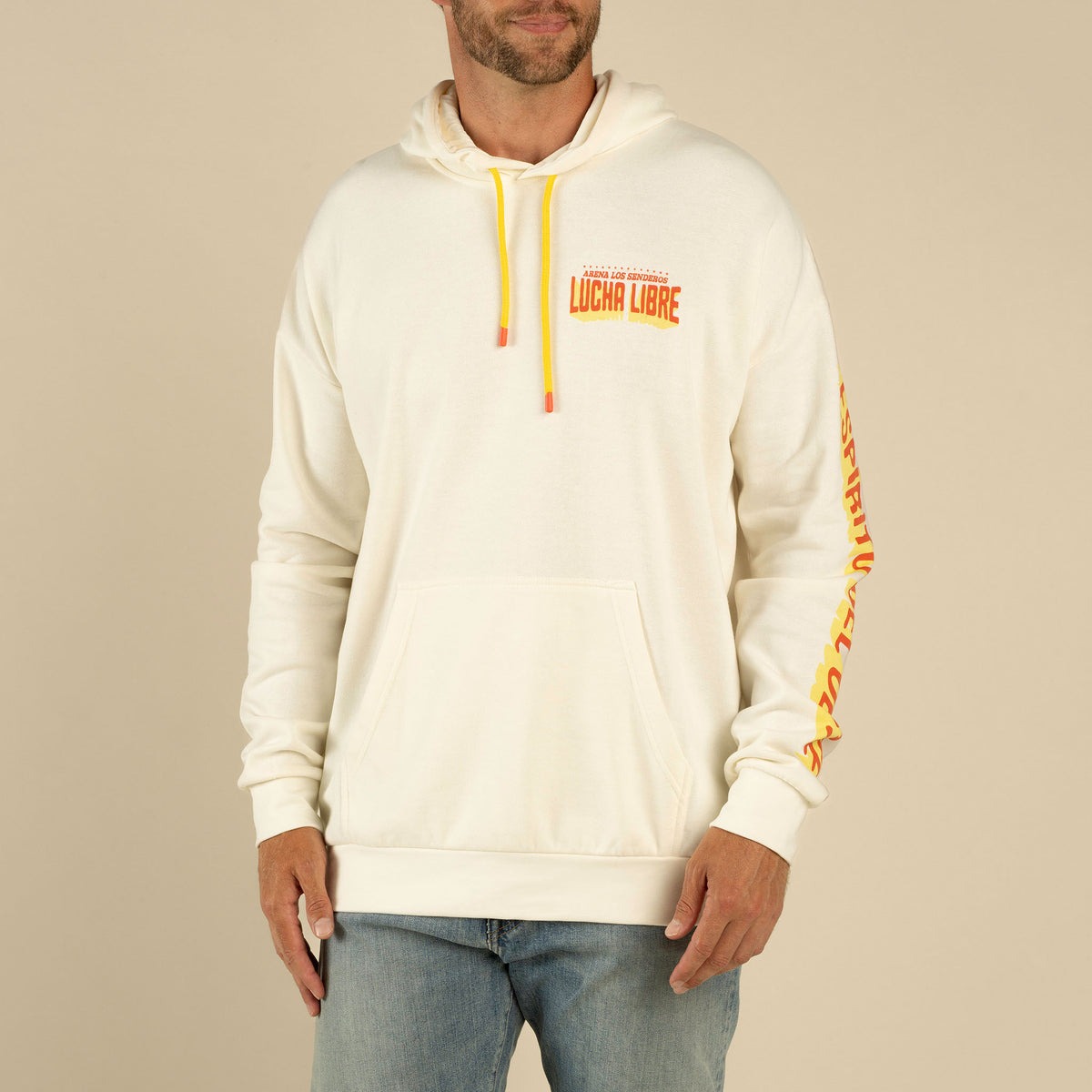 Lucha Libre Hoodie - Vintage White