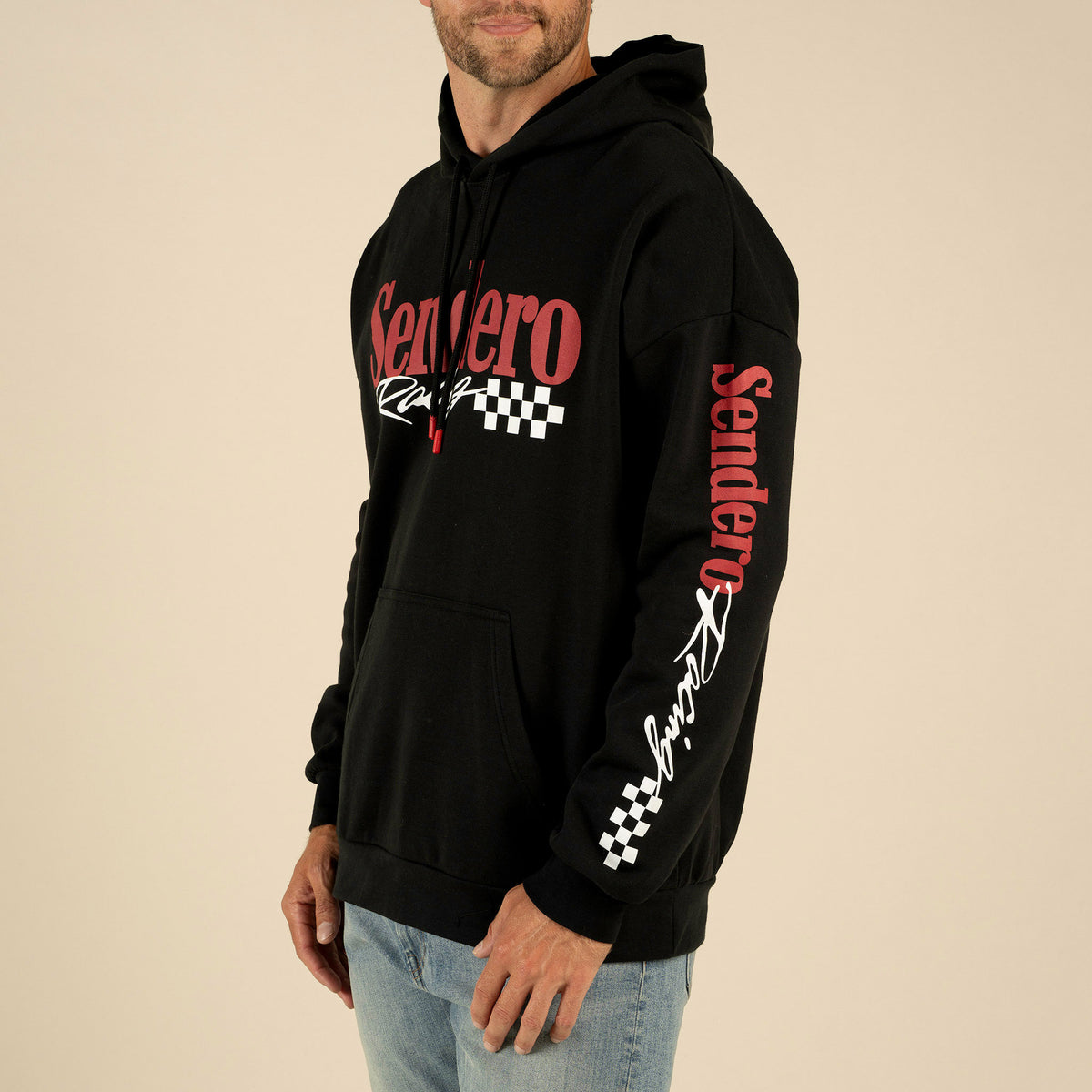 Sendero Racing Hoodie - Black