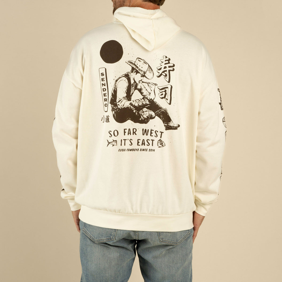 So Far West Hoodie - Vintage White