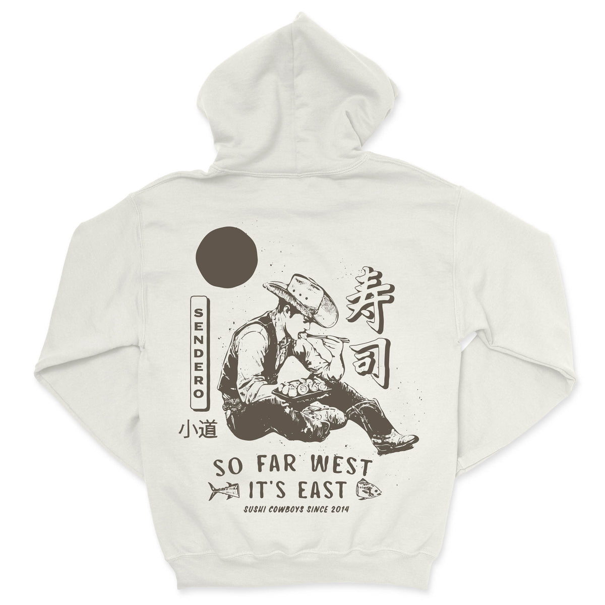 So Far West Hoodie - Vintage White