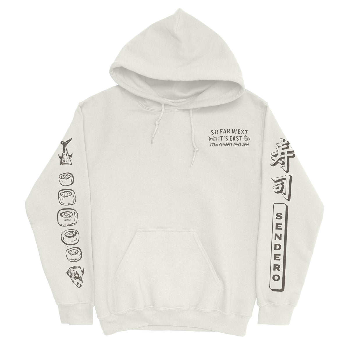 So Far West Hoodie - Vintage White