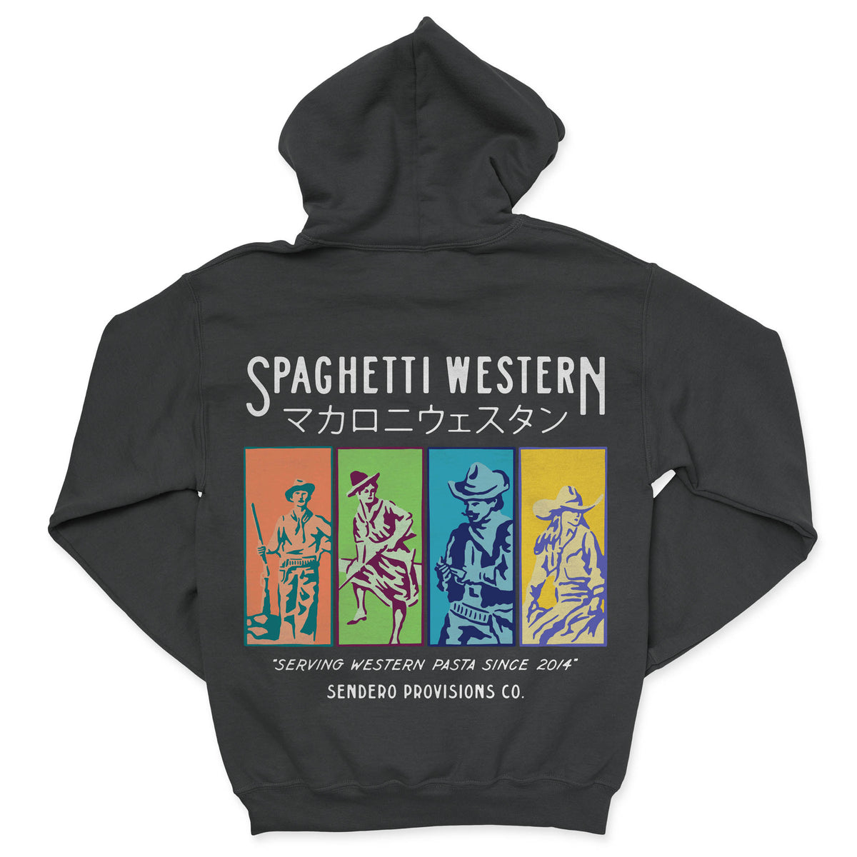 Spaghetti Western Hoodie - Vintage Black