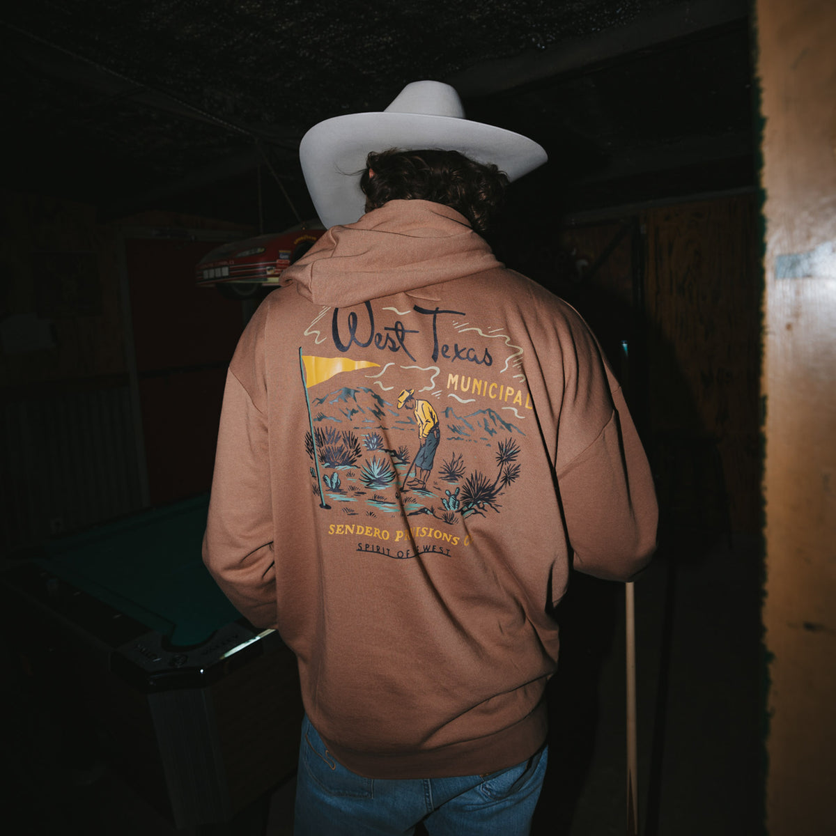 West Texas Municipal Hoodie - Light Brown