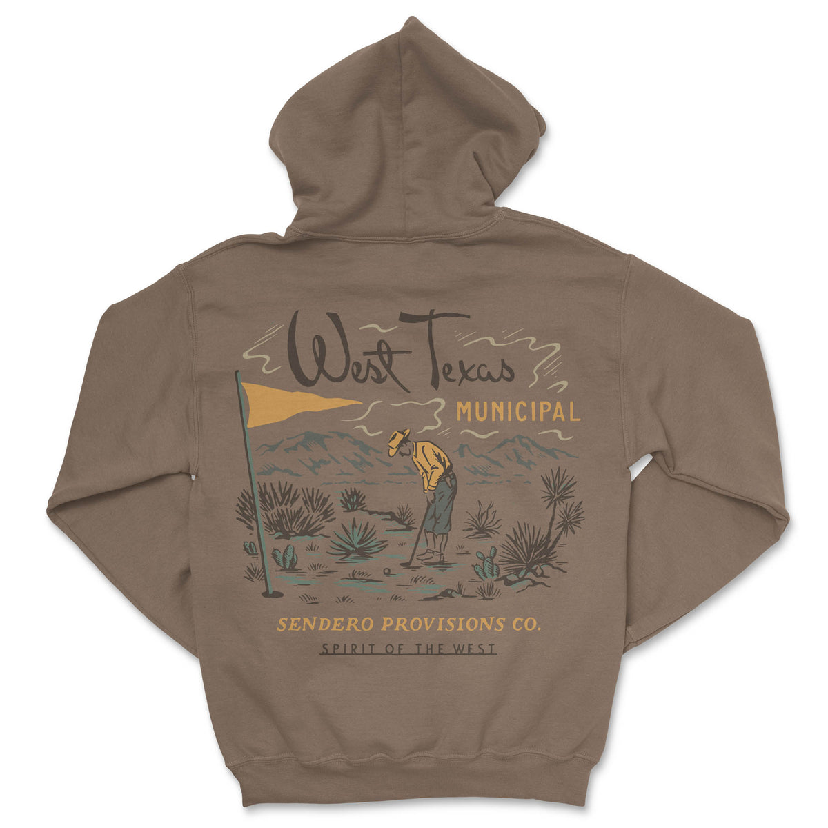 West Texas Municipal Hoodie - Light Brown