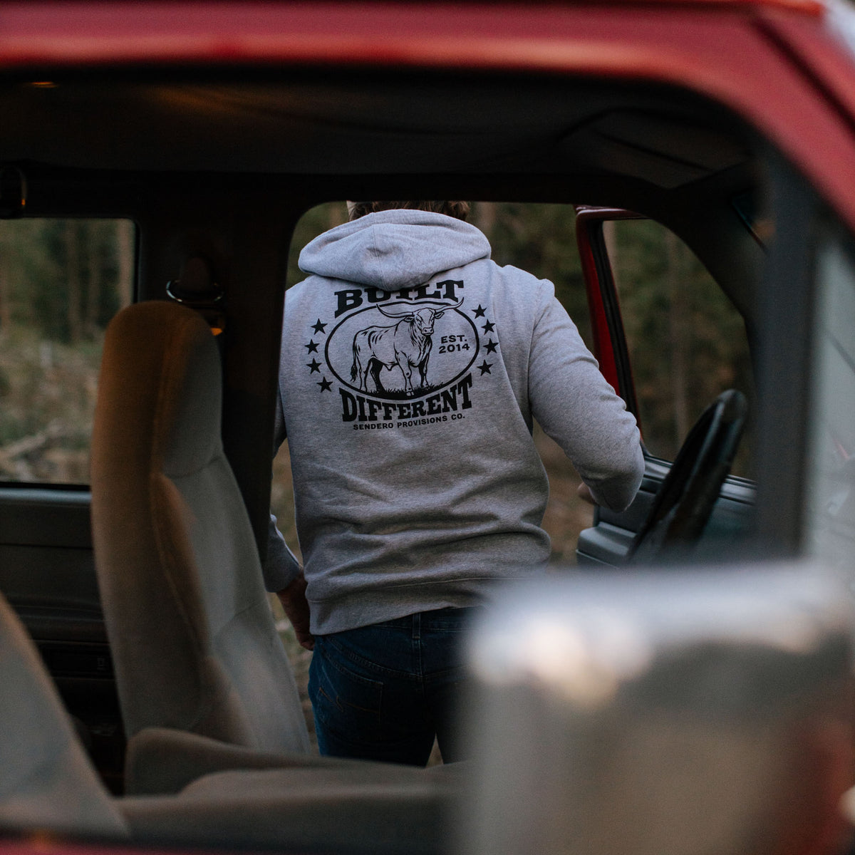 Built Different Standard Hoodie - Heather Gray