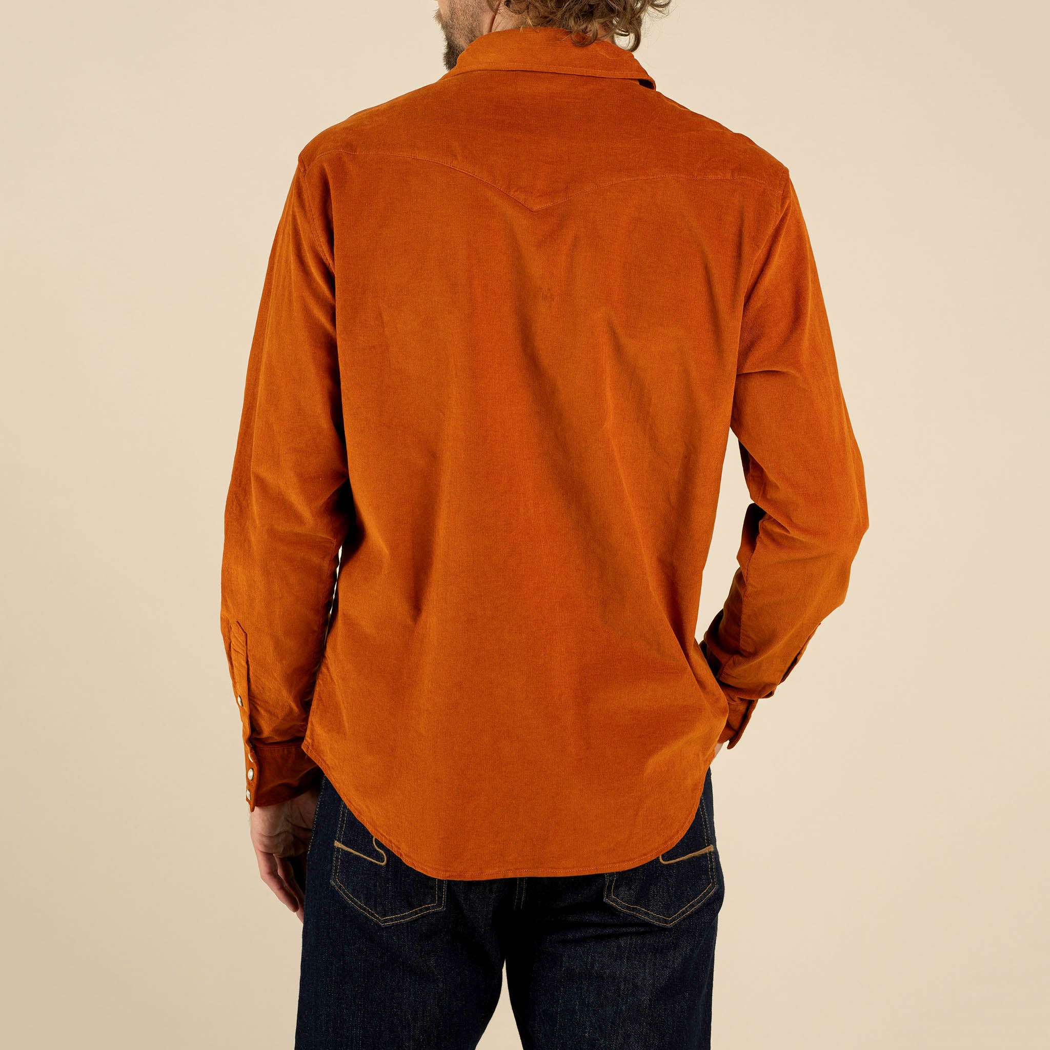 The Wyatt Pearl Snap Long Sleeve Corduroy Shirt