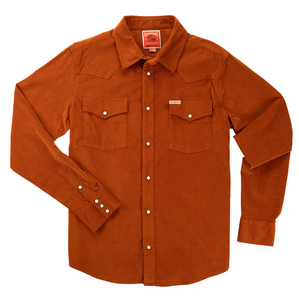 The Wyatt Pearl Snap Long Sleeve Corduroy Shirt