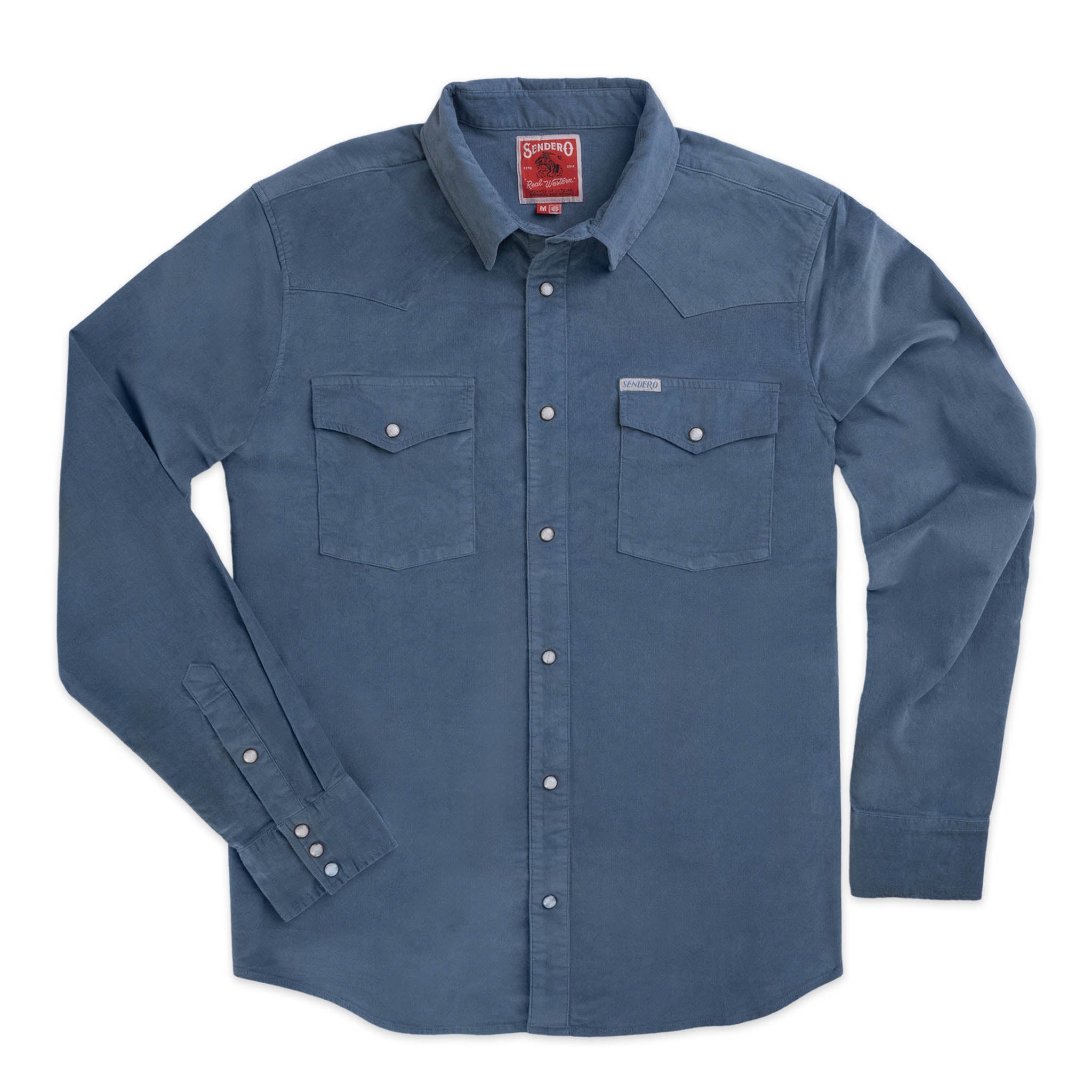 The Wyatt Pearl Snap Long Sleeve Corduroy Shirt