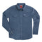 The Wyatt Pearl Snap Long Sleeve Corduroy Shirt - Sky Blue