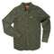 The Wyatt Pearl Snap Long Sleeve Denim Shirt - Faded Olive