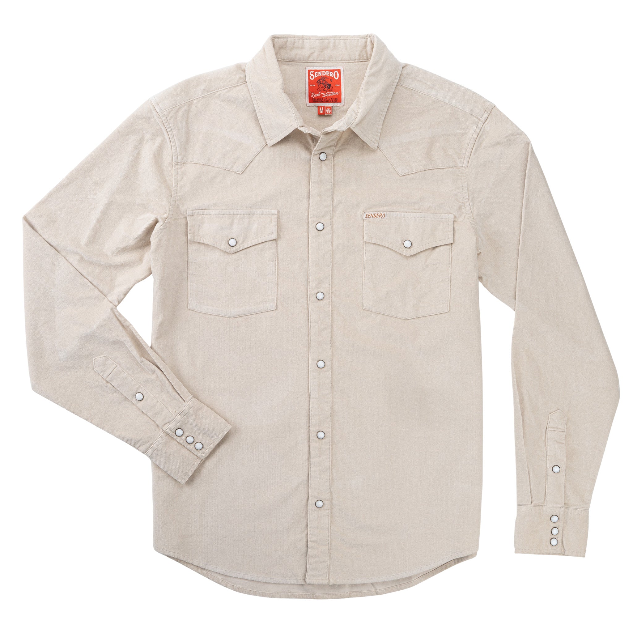 The Wyatt Pearl Snap Long Sleeve Corduroy Shirt