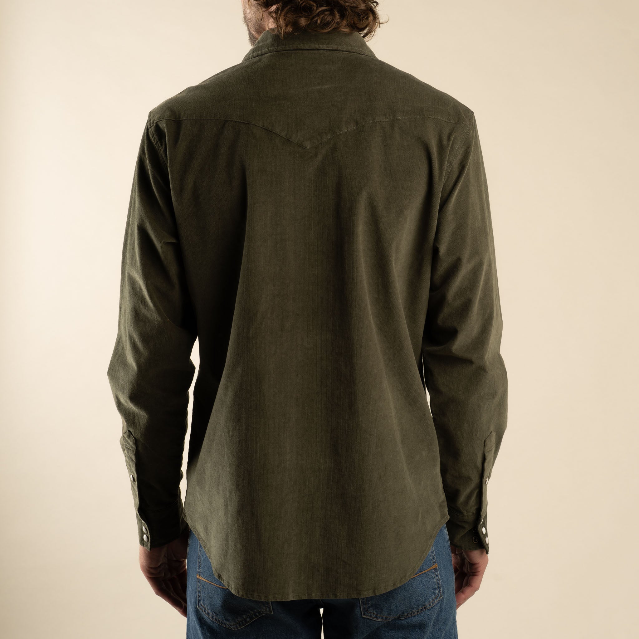 The Wyatt Pearl Snap Long Sleeve Corduroy Shirt
