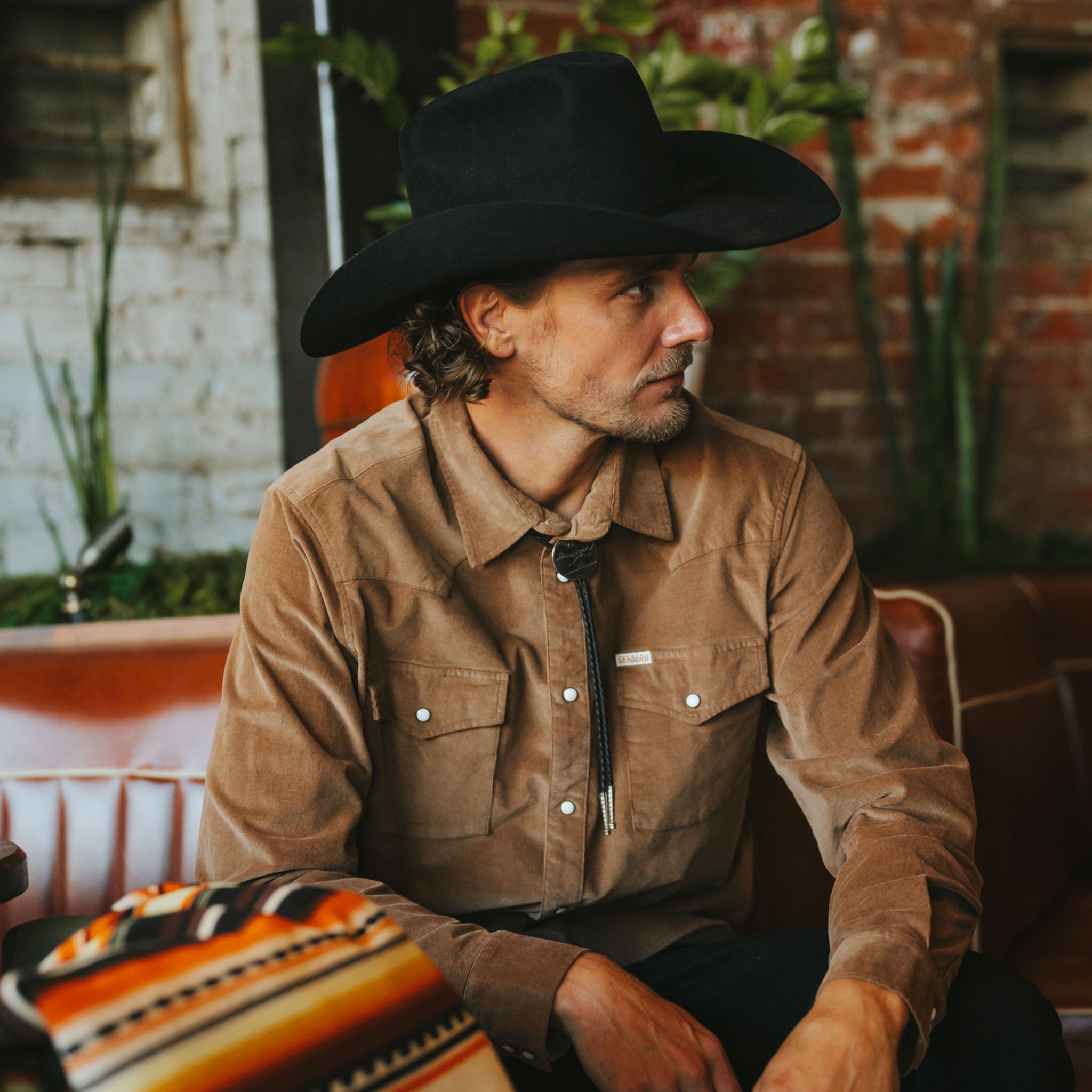 The Wyatt Pearl Snap Long Sleeve Corduroy Shirt