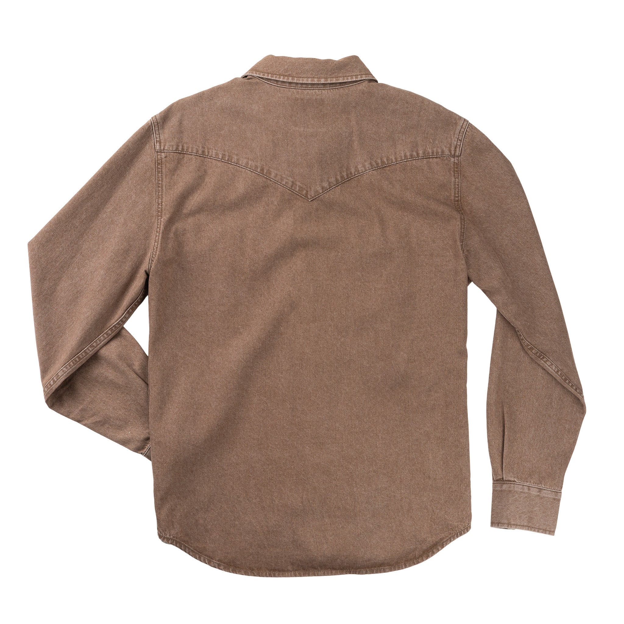 The Wyatt Pearl Snap Long Sleeve Denim Shirt