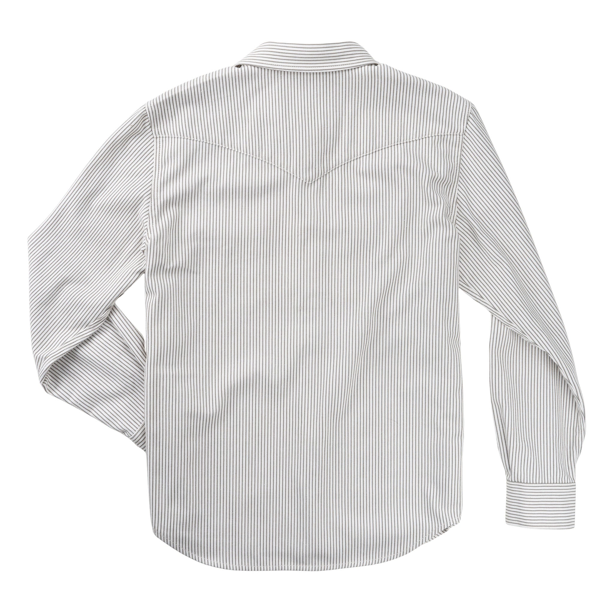 The Wyatt Pearl Snap Long Sleeve Denim Shirt