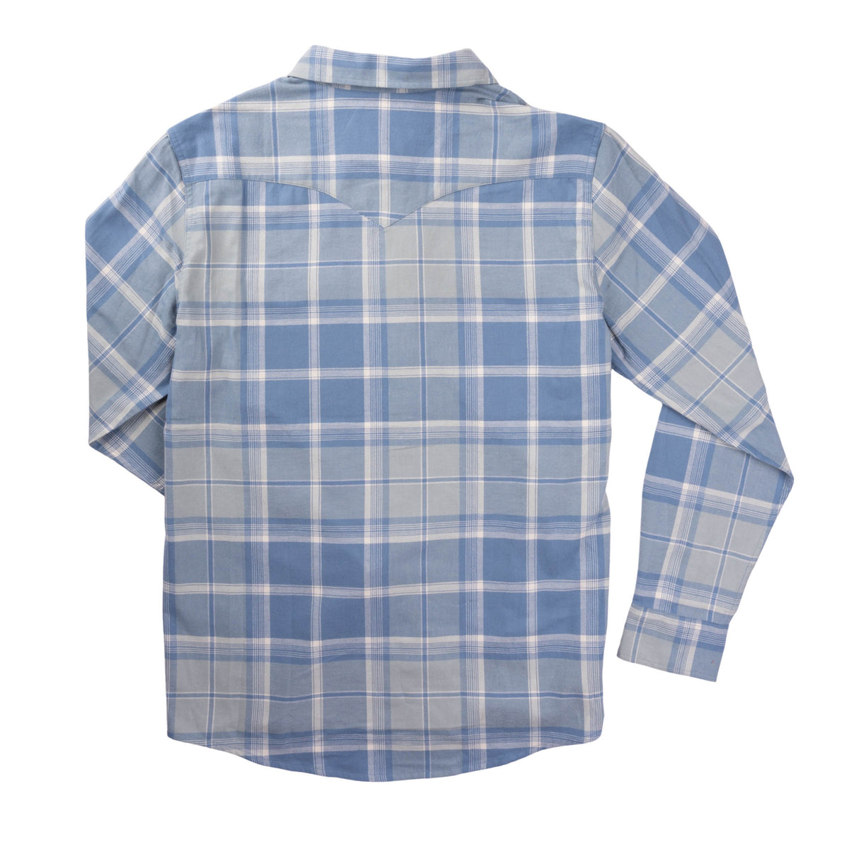 Durango Flannel - Midweight - Blue/Cream