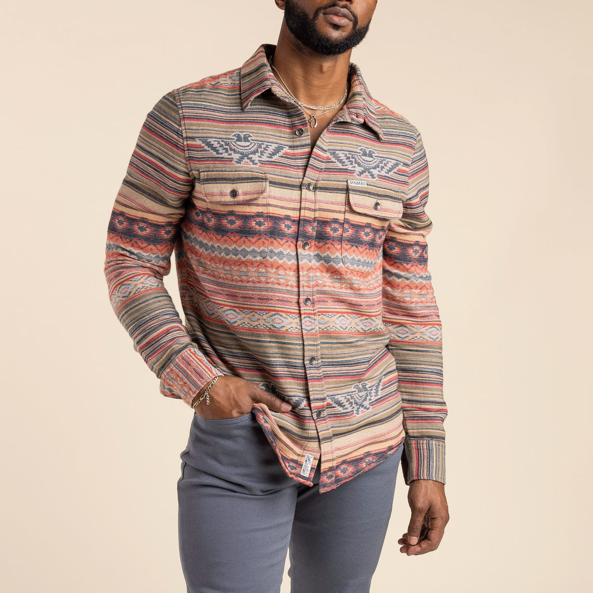 Boquillas Long Sleeve Shirt - Thunderbird