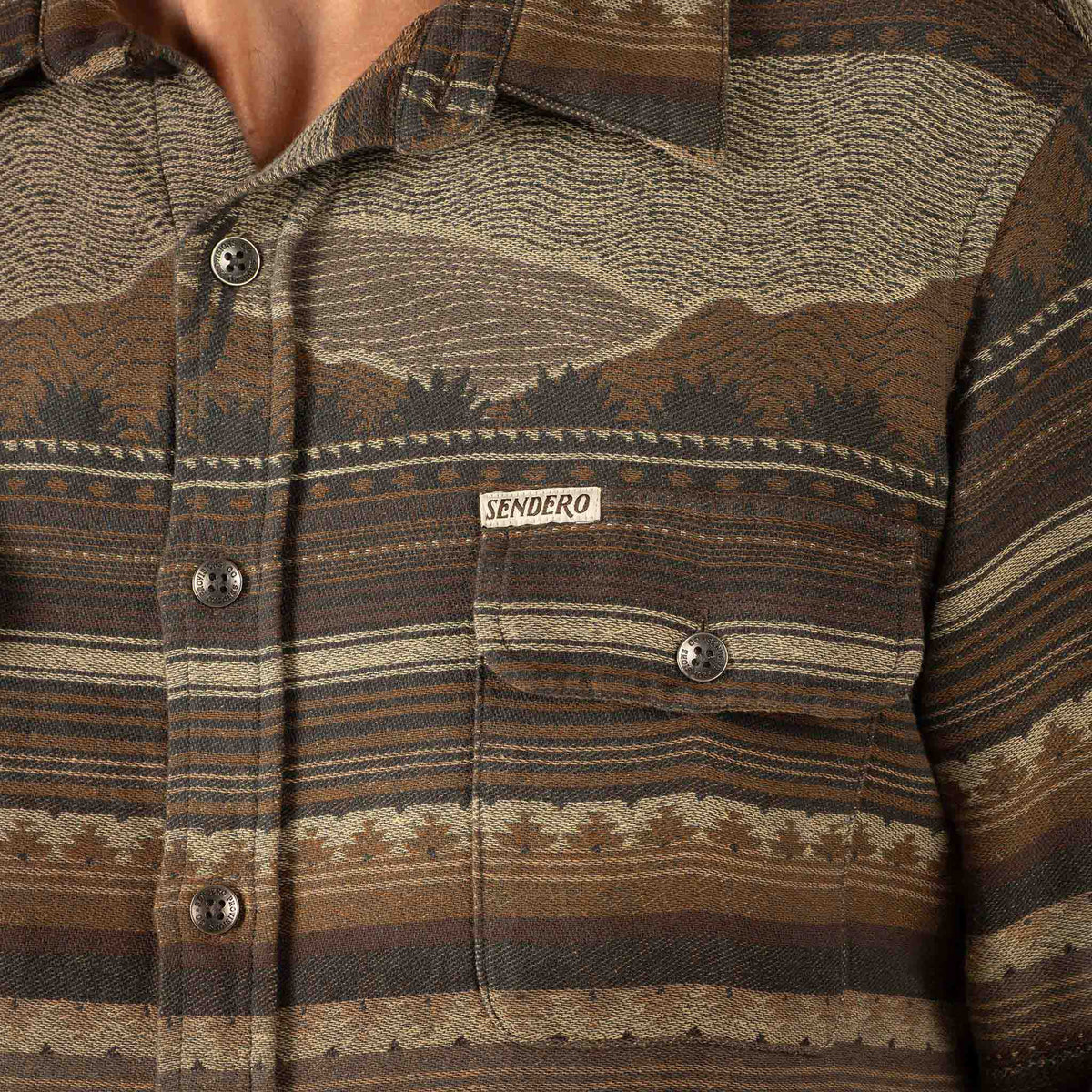 Boquillas Long Sleeve Shirt - Sonora - Brown