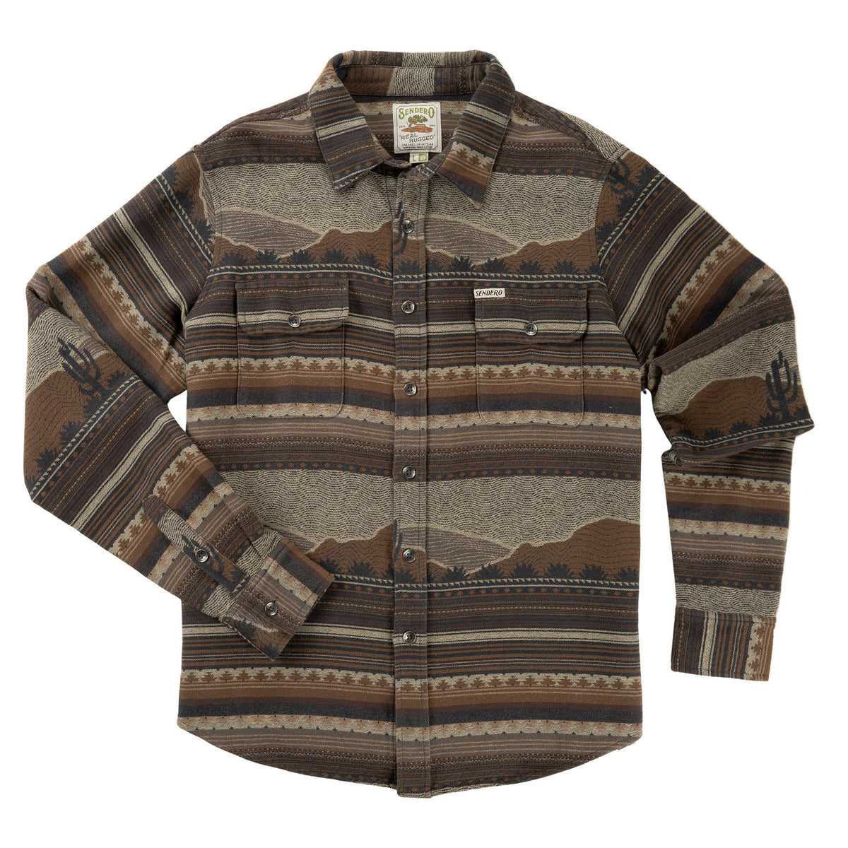 Boquillas Long Sleeve Shirt - Sonora - Brown