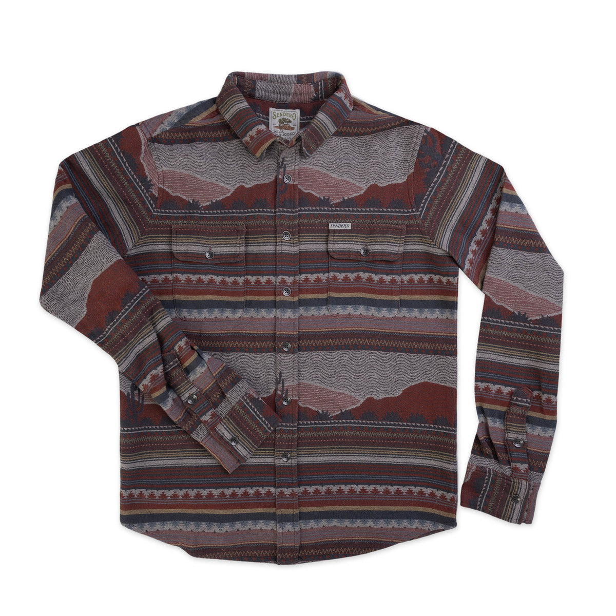 Boquillas Long Sleeve Shirt - Sonora - Red
