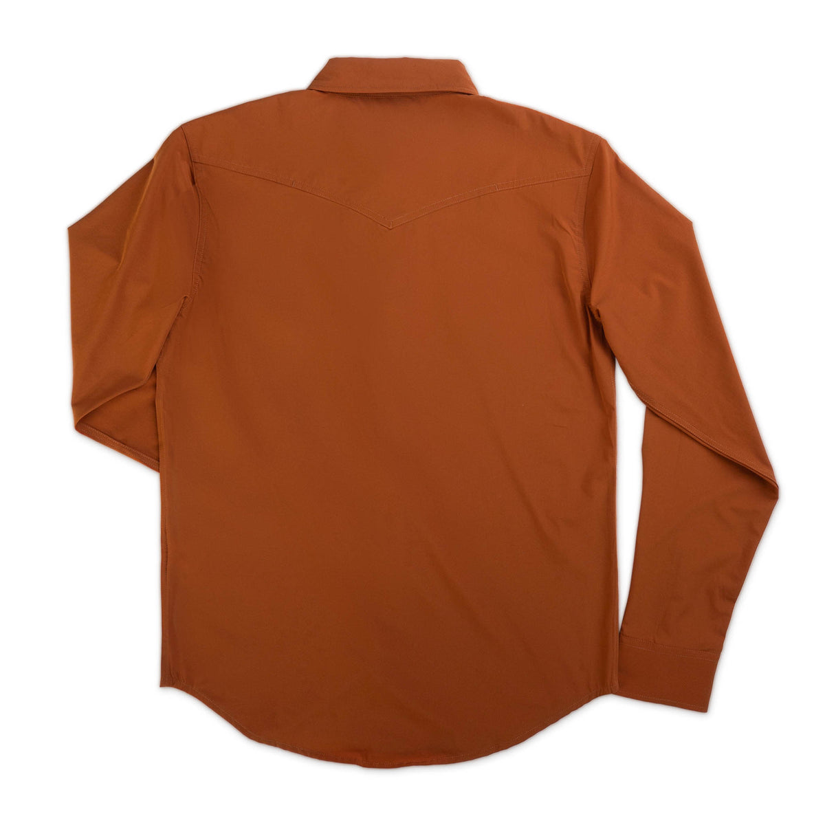 Confluence Tech Long Sleeve Shirt - Burnt Orange