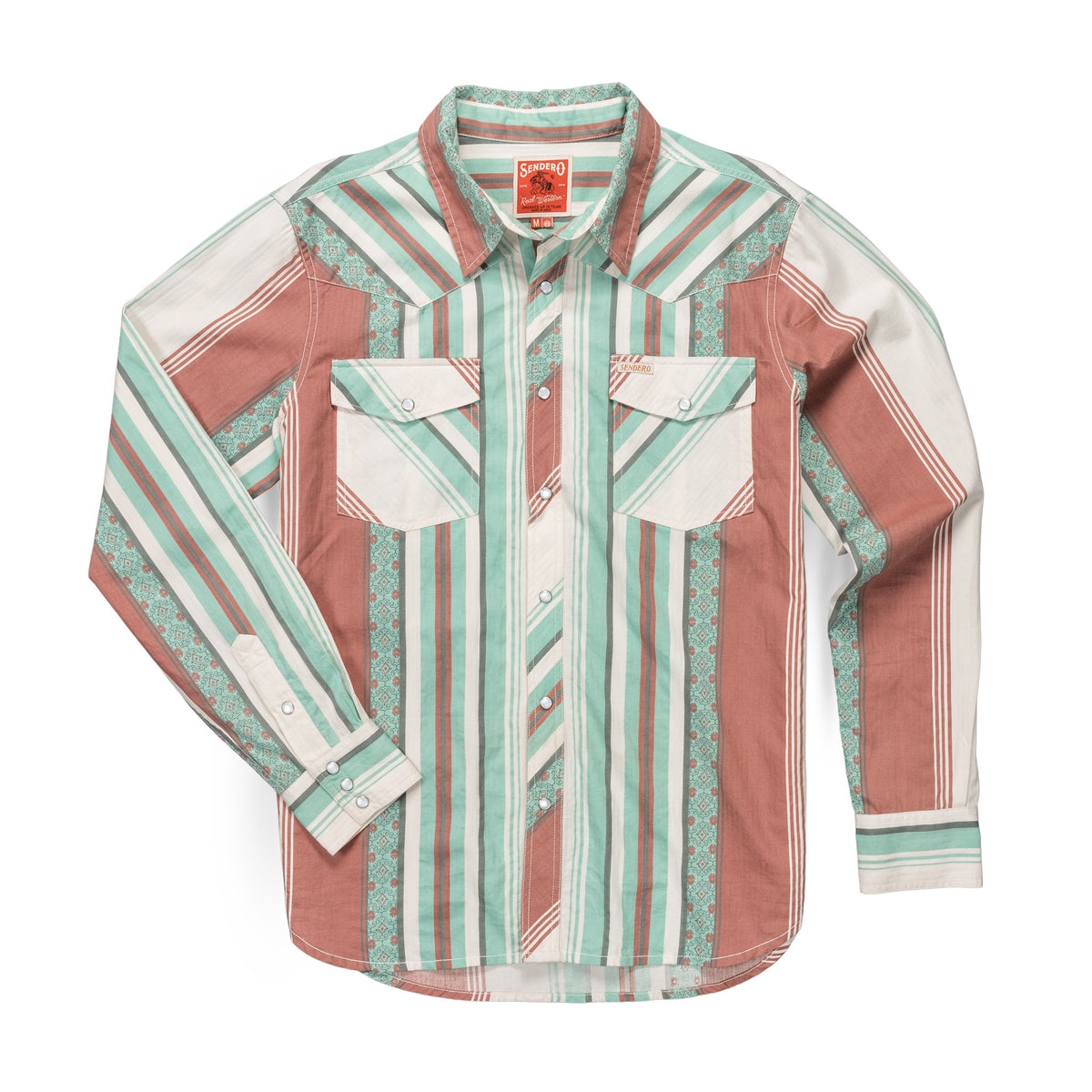 The Wyatt Pearl Snap Long Sleeve Print Shirt