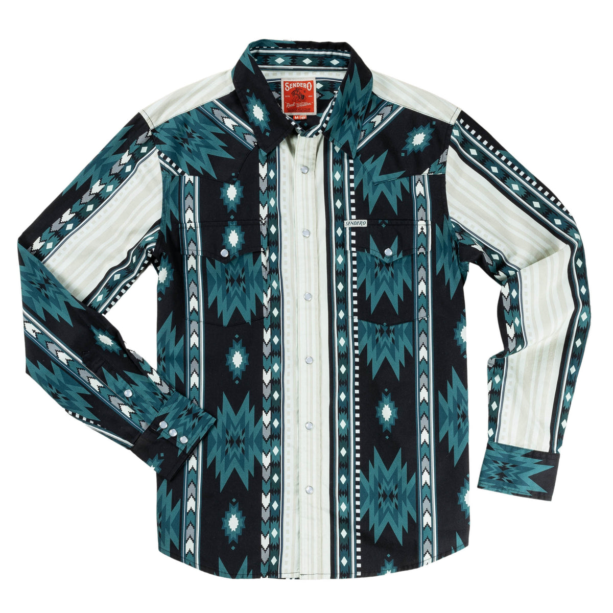 The Wyatt Pearl Snap Long Sleeve Print Shirt
