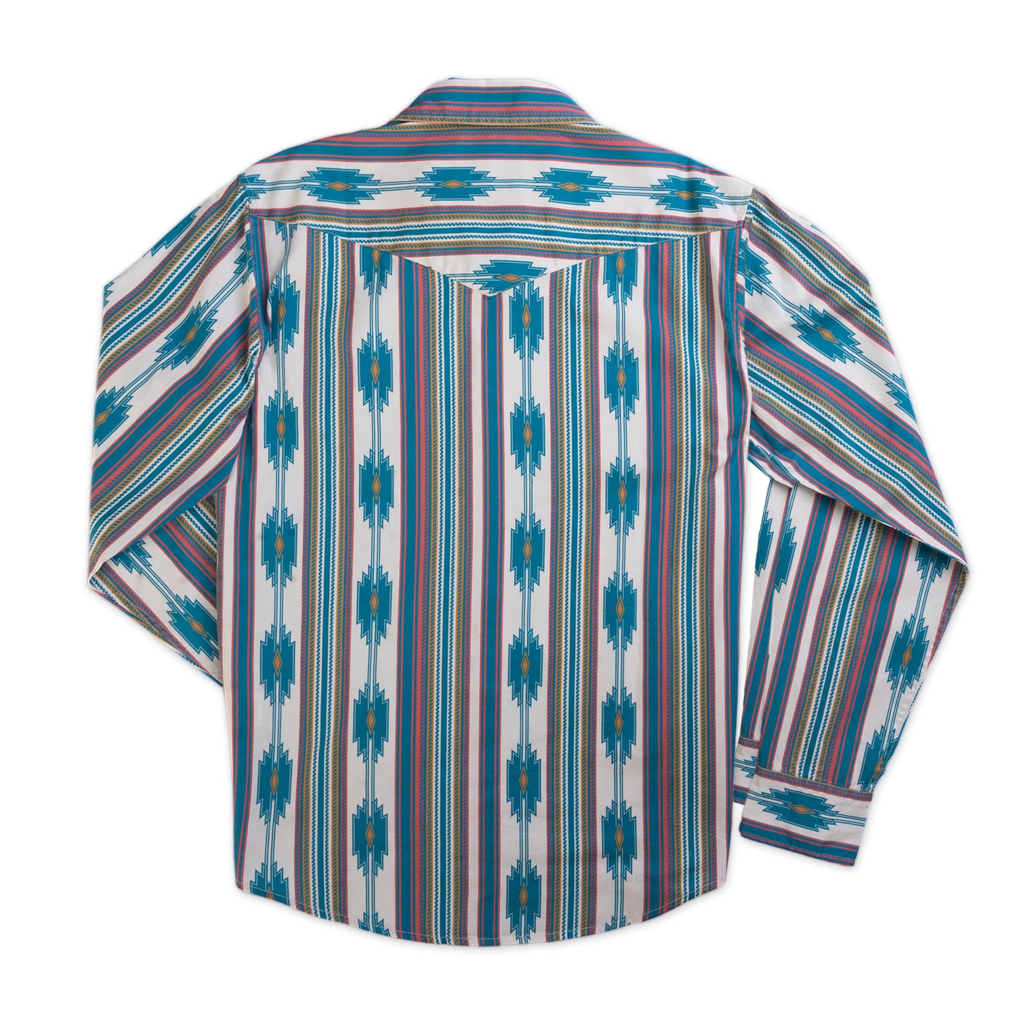 The Wyatt Pearl Snap Long Sleeve Serape Shirt
