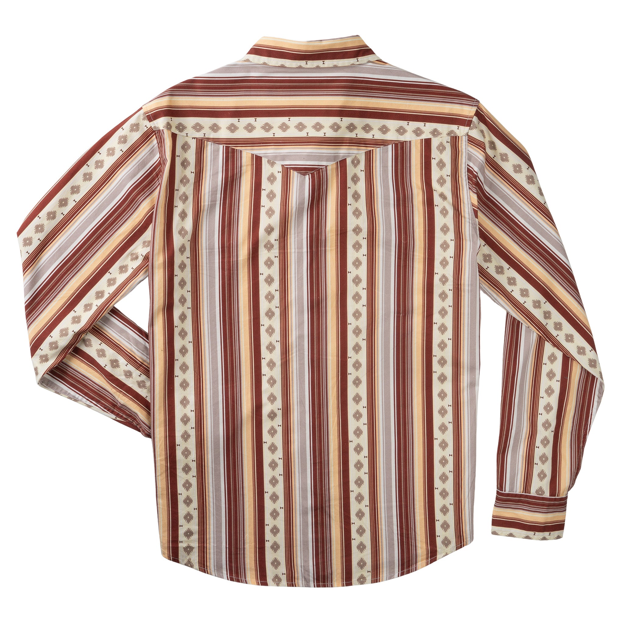The Wyatt Pearl Snap Long Sleeve Serape Shirt
