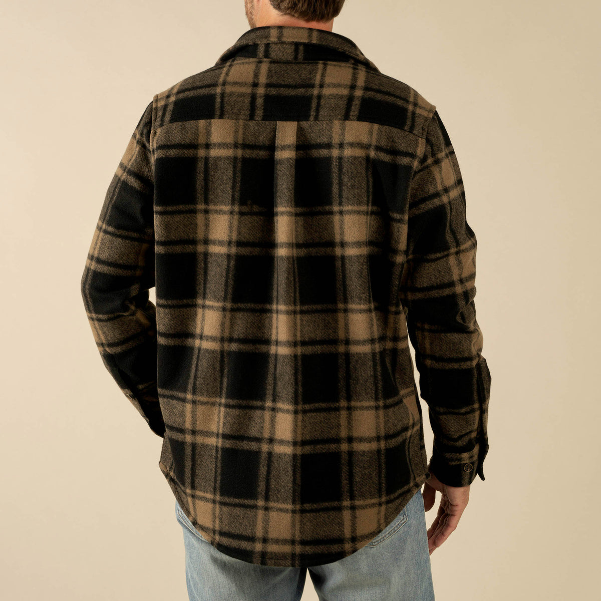 Pinedale Flannel Shirt - Tan/Black